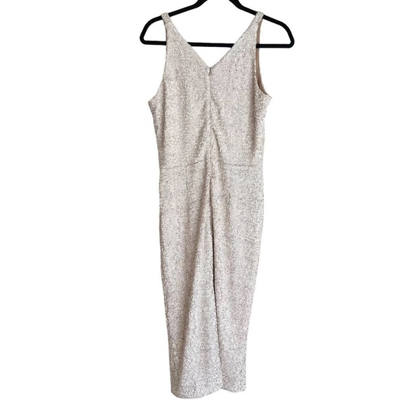 Dress The Population Sequin Camilla Midi Dress Sleeveless Size L NWOT - Picture 5 of 12